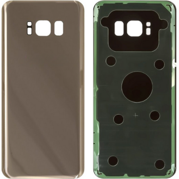 Samsung S8 Plus SM-G955 Uyumlu Arka Pil Kapağı Gold - Image 1