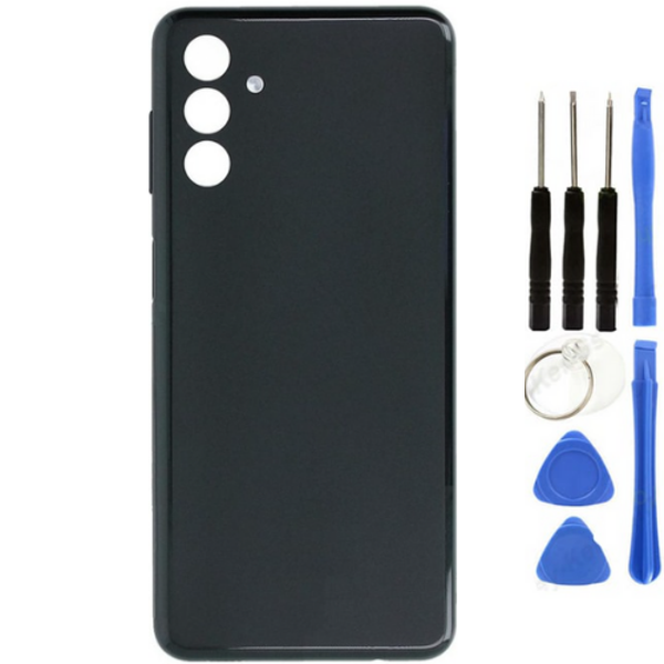 Samsung A04S SM-A047 Uyumlu Arka Pil Kapağı Siyah + Tamir Seti - Image 1