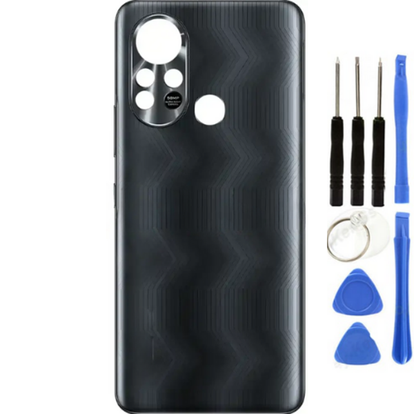 İnfinix Hot 11S Uyumlu Arka Kapak Siyah + Tamir Seti - Image 1