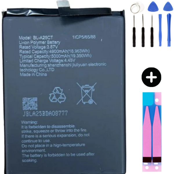 General Mobile GM 21 BL-A25CT Uyumlu Güçlendirilmiş İthal Pil + Montaj Seti - Image 1