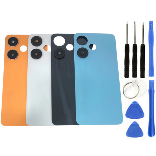 İnfinix Hot 30İ Uyumlu Arka Kapak Siyah + Tamir Seti - Image 1