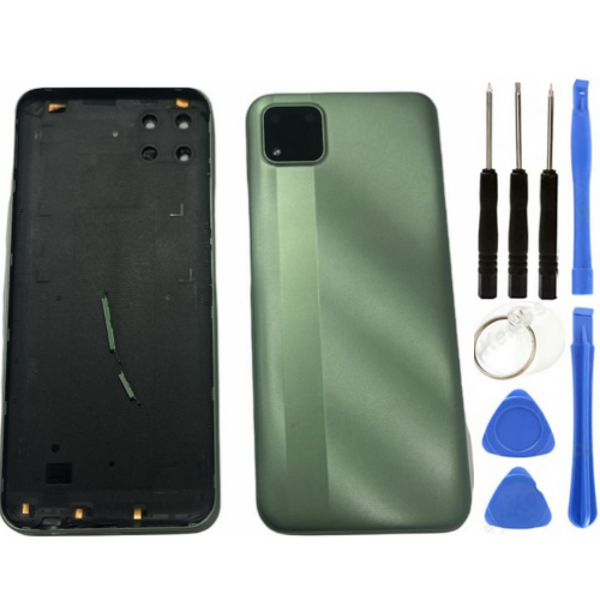 Oppo C11 2021 Uyumlu Full Kasa Arka Kapak Yeşil + Tamir Seti - Image 1