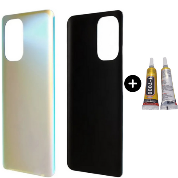 Redmi K40 Uyumlu Arka Pil Kapağı Gold + B7000 - Image 1