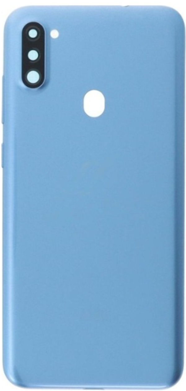 Samsung A11 SM-A115 Uyumlu Arka Pil Kapağı Mavi - Image 1