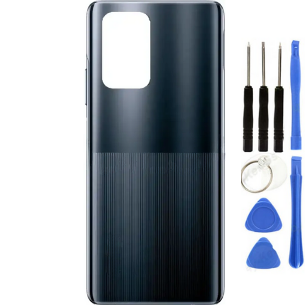 İnfinix Note 10 Uyumlu Arka Kapak Siyah + Tamir Seti - Image 1