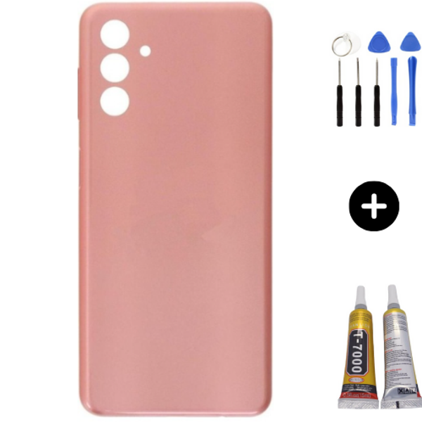 Samsung A04S SM-A047 Uyumlu Arka Pil Kapağı Pembe + Montaj Seti - Image 1