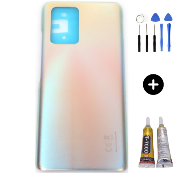 İnfinix Note 10 Pro Uyumlu Arka Kapak Beyaz + Montaj Seti - Image 1
