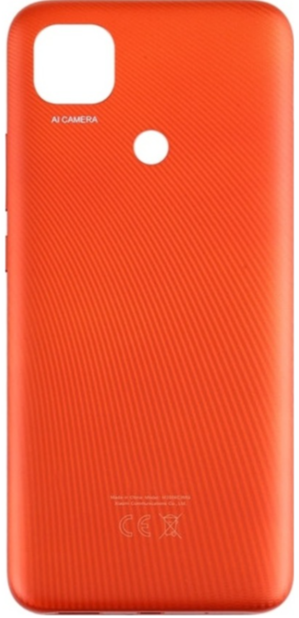 Redmi 9C Uyumlu Full Kasa Arka Pil Kapağı Turuncu - Image 1