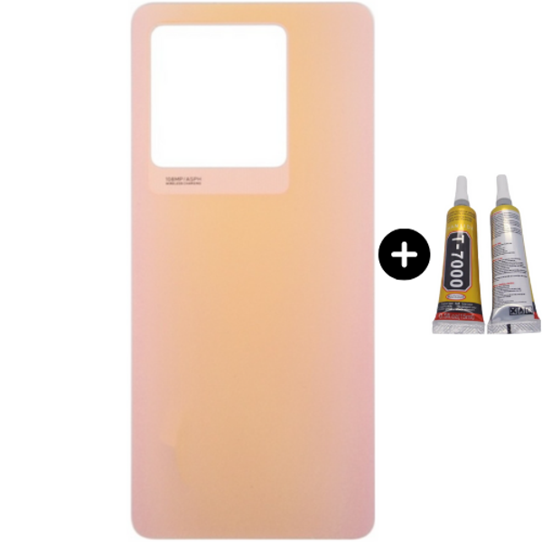 İnfinix Note 30 Pro Uyumlu Arka Kapak Gold + B7000 - Image 1