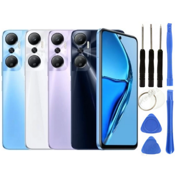 İnfinix Hot 20 Uyumlu Arka Kapak Siyah + Tamir Seti - Image 1