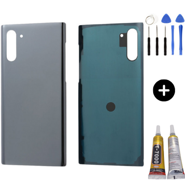 Samsung Galaxy Note 10 SM-N970 Uyumlu Arka Pil Kapağı Siyah + Montaj Seti - Image 1