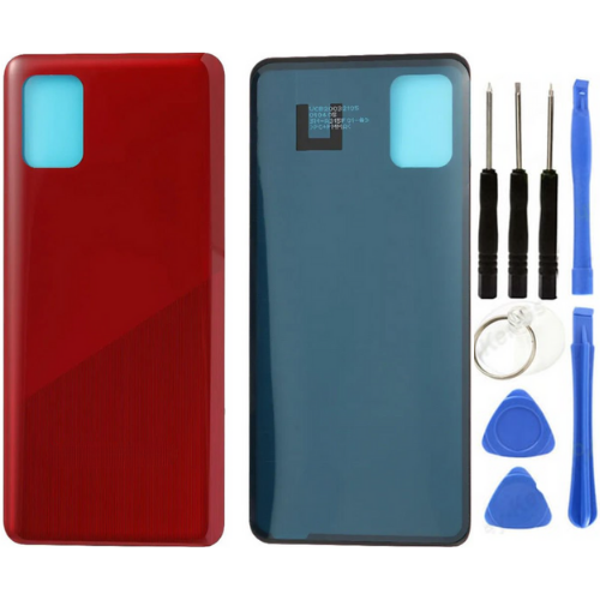 Samsung A31 SM-A315 Uyumlu Arka Pil Kapağı Kırmızı + Tamir Seti - Image 1