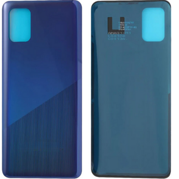 Samsung A31 SM-A315 Uyumlu Arka Pil Kapağı Mavi - Image 1