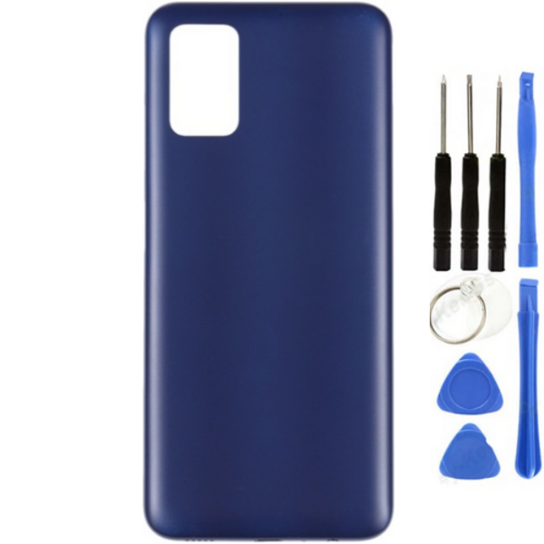 Samsung A03S SM-A037F Uyumlu Arka Pil Kapağı Mavi + Tamir Seti - Image 1