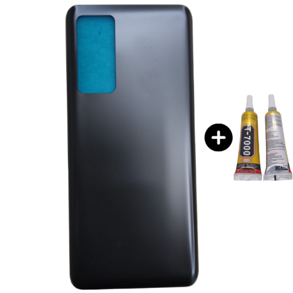 Xiaomi Mi 12 Uyumlu Arka Pil Kapağı Siyah + B7000 - Image 1