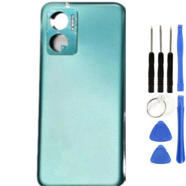 Redmi Note 11E Uyumlu Arka Pil Kapağı Mavi + Tamir Seti - Image 1