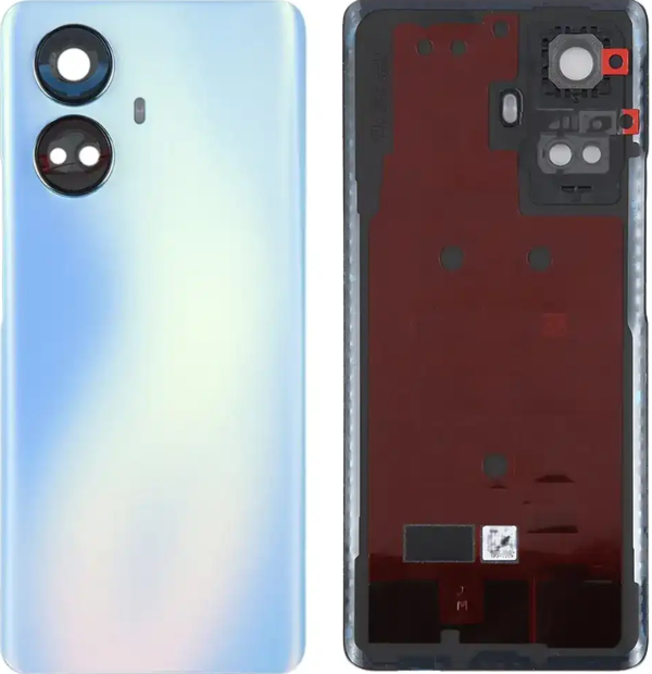 Realme 10 Pro Plus Uyumlu (Lensli) Arka Pil Kapağı Beyaz  - Image 1