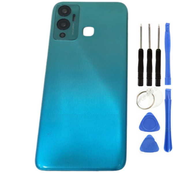 İnfinix Hot 12 Play Uyumlu Full Kasa Arka Kapak Yeşil + Tamir Seti - Image 1
