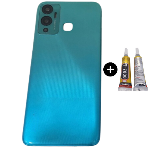 İnfinix Hot 12 Play Uyumlu Full Kasa Arka Kapak Yeşil + B7000 - Image 1