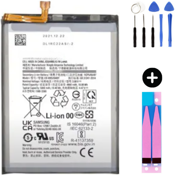 Samsung Galaxy A23 4G A235f Uyumlu Güçlendirilmiş İthal Pil + Montaj Seti - Image 1
