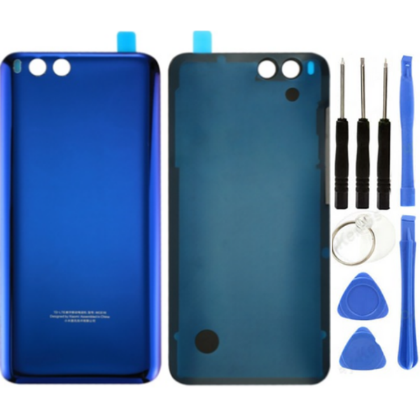 Xiaomi Mi 6 Uyumlu Arka Pil Kapağı Mavi + Tamir Seti - Image 1