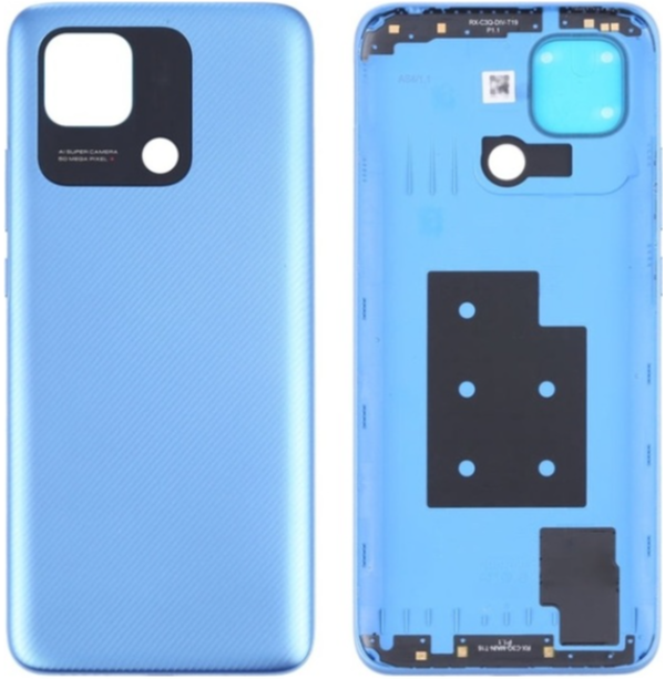 Redmi 10C Uyumlu Full Kasa Arka Pil Kapağı Mavi - Image 1