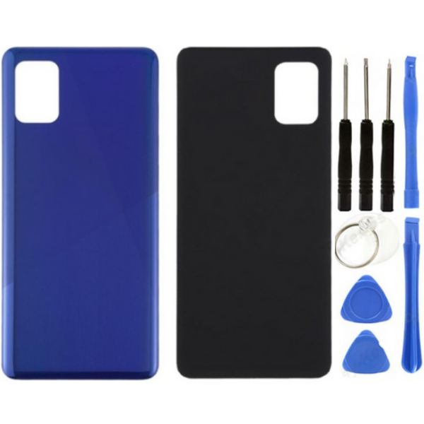 Samsung A41 SM-A415 Uyumlu Arka Pil Kapağı Mavi + Tamir Seti - Image 1