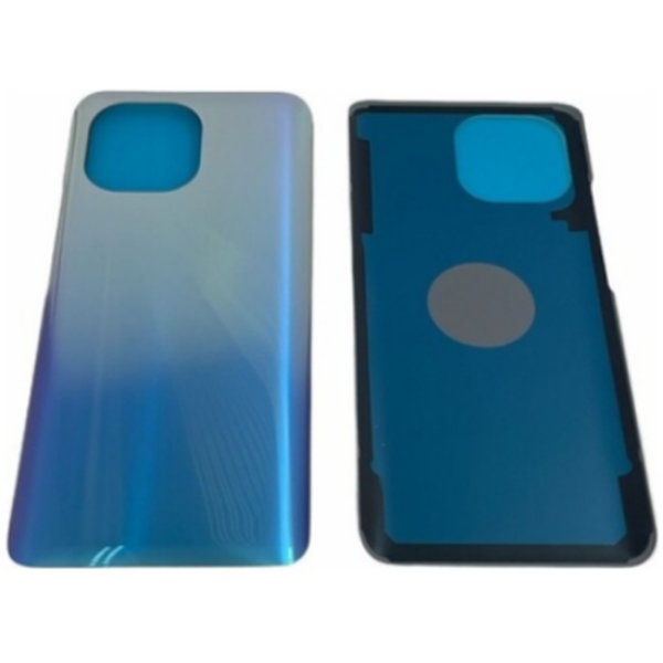 Xiaomi Mi 11 Uyumlu Arka Pil Kapağı Mavi  - Image 1