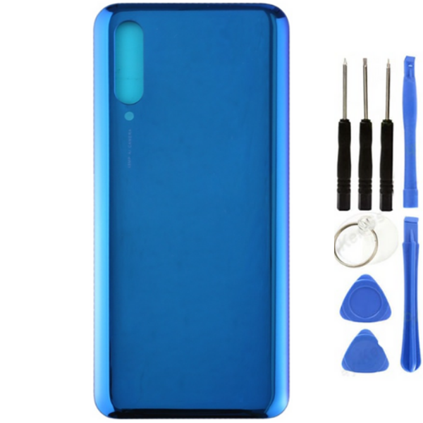 Xiaomi Mi A3 Uyumlu Arka Pil Kapağı Mavi + Tamir Seti - Image 1