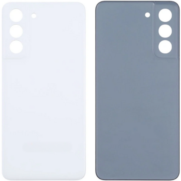 Samsung S21 FE SM-G990 Uyumlu Arka Pil Kapağı Beyaz - Image 1