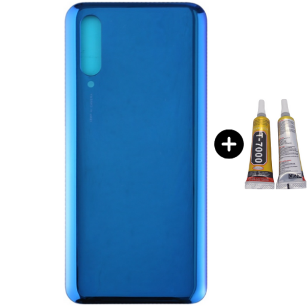 Xiaomi Mi A3 Uyumlu Arka Pil Kapağı Mavi + B7000 - Image 1