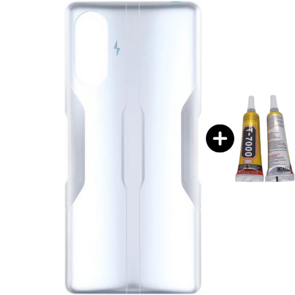 Xiaomi Poco Pocophone F3 GT Uyumlu Arka Pil Kapağı Beyaz + B7000 - Image 1