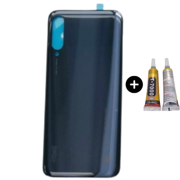 Xiaomi Mi A3 Uyumlu Arka Pil Kapağı Siyah + B7000 - Image 1