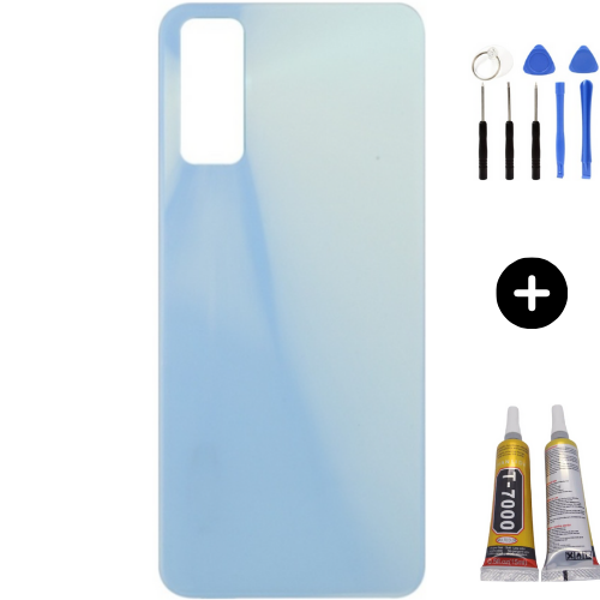 Vivo Y20İ Uyumlu Arka Pil Kapağı Beyaz + Montaj Seti - Image 1