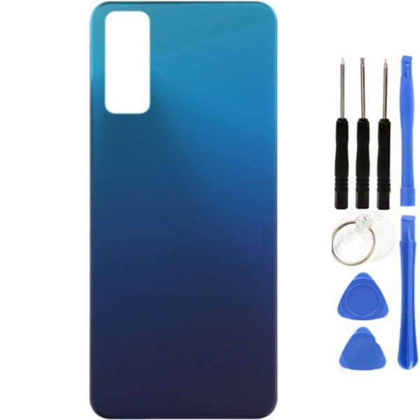 Vivo Y20İ Uyumlu Arka Pil Kapağı Mavi + Tamir Seti - Image 1