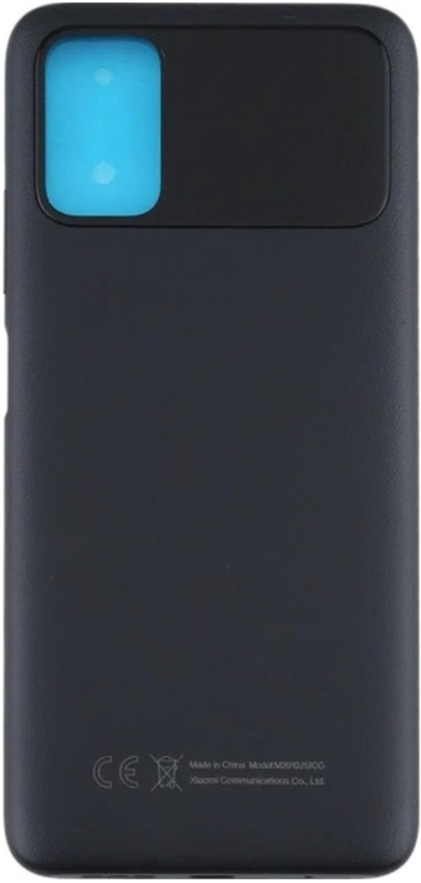 Xiaomi Poco Pocophone M3 Uyumlu Full Kasa Arka Pil Kapağı Siyah - Image 1