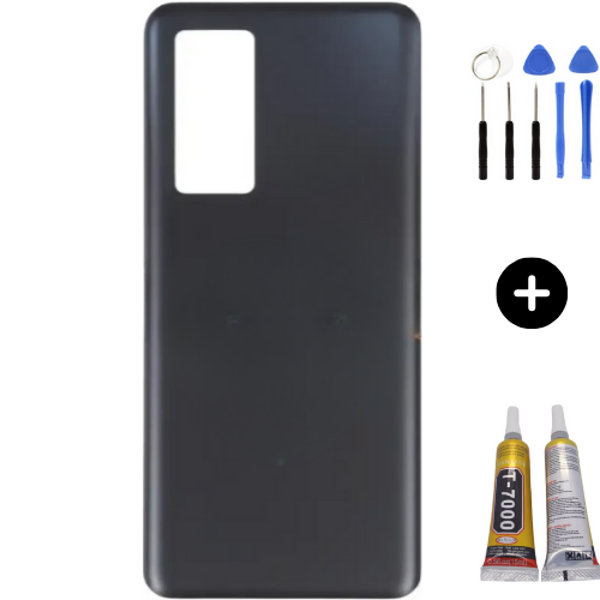 Xiaomi Mi 12T Pro Uyumlu Arka Pil Kapağı Siyah + Montaj Seti - Image 1