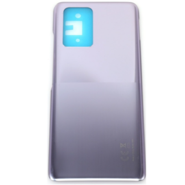 İnfinix Note 10 Pro Uyumlu Arka Kapak Gümüş - Image 1