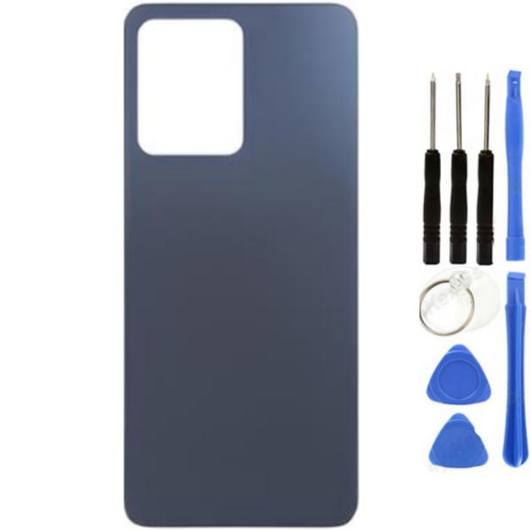 Redmi Note 12 Uyumlu Arka Pil Kapağı Siyah + Tamir Seti - Image 1