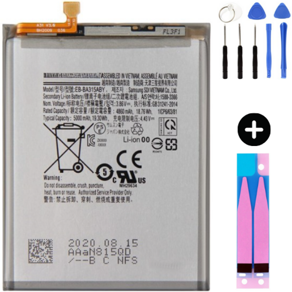 Samsung Galaxy A22 A225 Uyumlu A Kalite Batarya Pil + Montaj Seti - Image 1