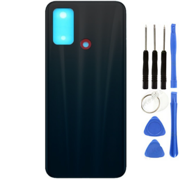 Oppo A53 Uyumlu Arka Pil Kapağı Siyah + Tamir Seti - Image 1