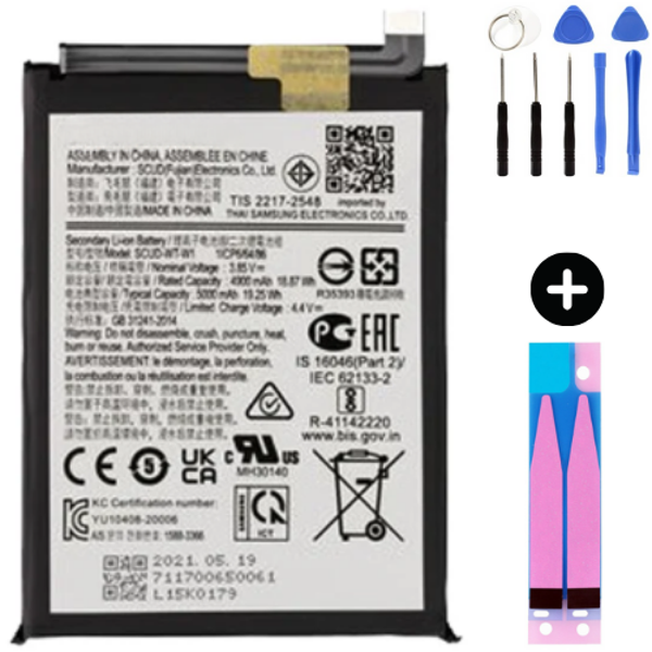 Samsung Galaxy A22s A226 Uyumlu A Kalite Batarya Pil + Montaj Seti - Image 1