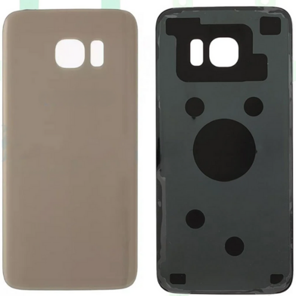 Samsung S7 Edge SM-G935 Uyumlu Arka Pil Kapağı Gold - Image 1