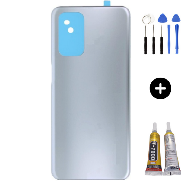 Oppo A54 Uyumlu Arka Pil Kapağı Beyaz + Montaj Seti - Image 1