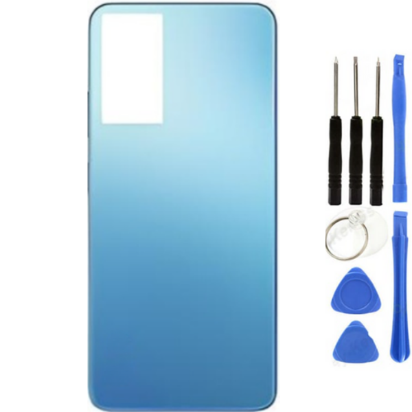 Redmi Note 12 Pro Uyumlu Arka Pil Kapağı Mavi + Tamir Seti - Image 1