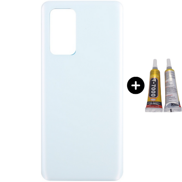 Xiaomi Poco Pocophone F5 Pro Uyumlu Arka Pil Kapağı Beyaz + B7000 - Image 1