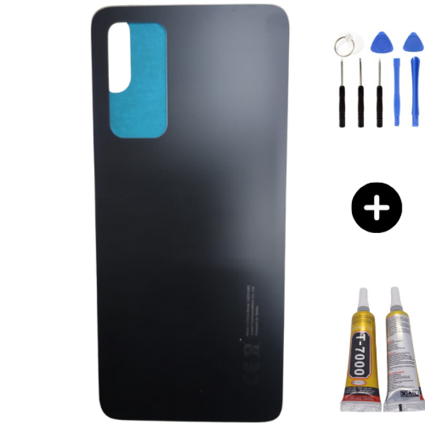 Xiaomi Mi 12 Lite Uyumlu Arka Pil Kapağı Siyah + Montaj Seti - Image 1