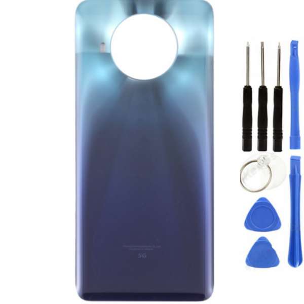 Xiaomi Mi 10T Lite 5G Uyumlu Arka Pil Kapağı Mavi + Tamir Seti - Image 1