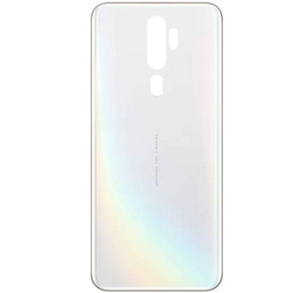 Oppo A9 2020 Uyumlu Arka Pil Kapağı Beyaz  - Image 1