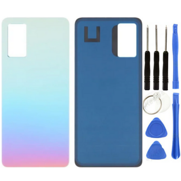 Redmi Note 11 Pro Uyumlu Arka Pil Kapağı Mavi + Tamir Seti - Image 1